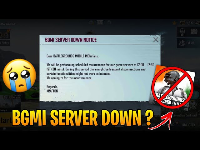 Why is BGMI Server Down Happens?