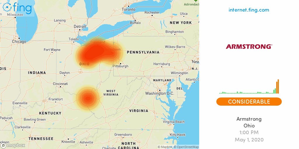 Armstrong Internet Outage