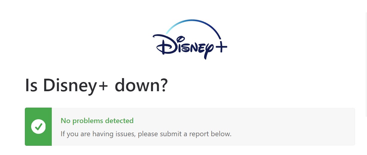 Disney Plus Down