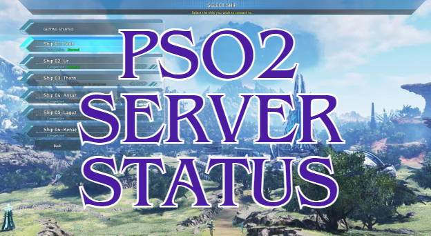 PSO2 Server Status